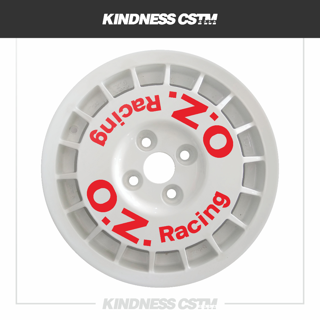 sticker velg piring oz racing rally model font lama 1