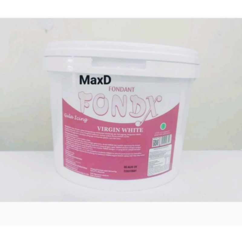 

Fondant Fondx Gula Icing Virgin White Repack 250 gr