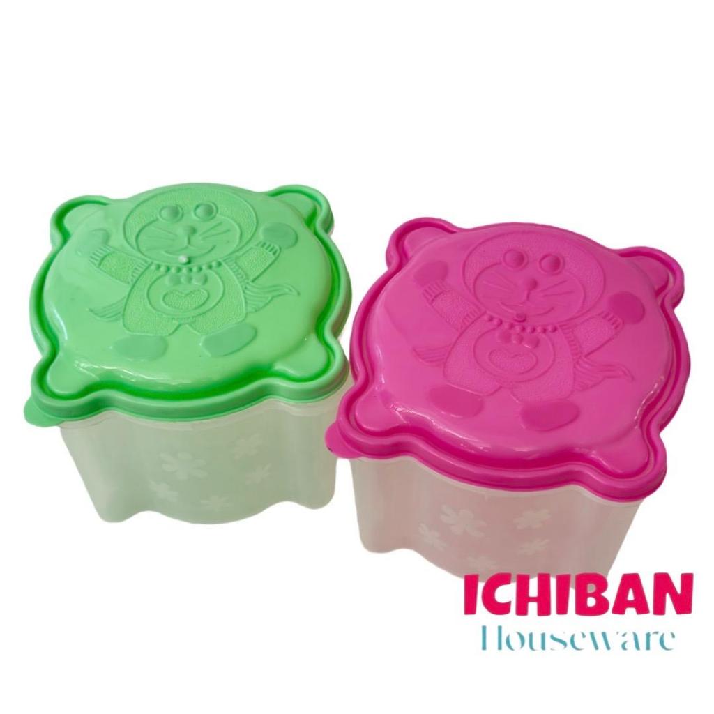 Paket 4 pcs - Toples Lucu Doraemon  / Toples Makanan Murah / Toples Permen