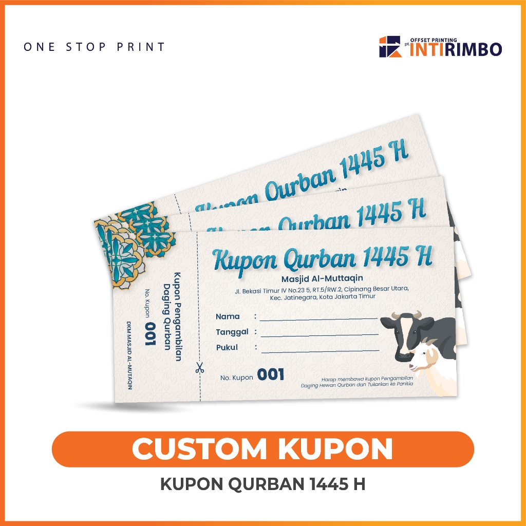 KARTU KUPON QURBAN / IDUL ADHA