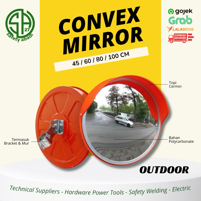 Convex Mirror Outdoor 45 cm
