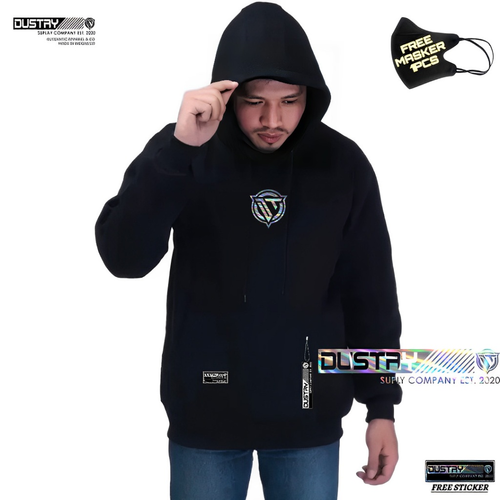 Jaket Sweater Distro Pria Wanita Vintage Oversize Hoodie Zipper Cowok Kekinian Hodie Tebal Ori Swite