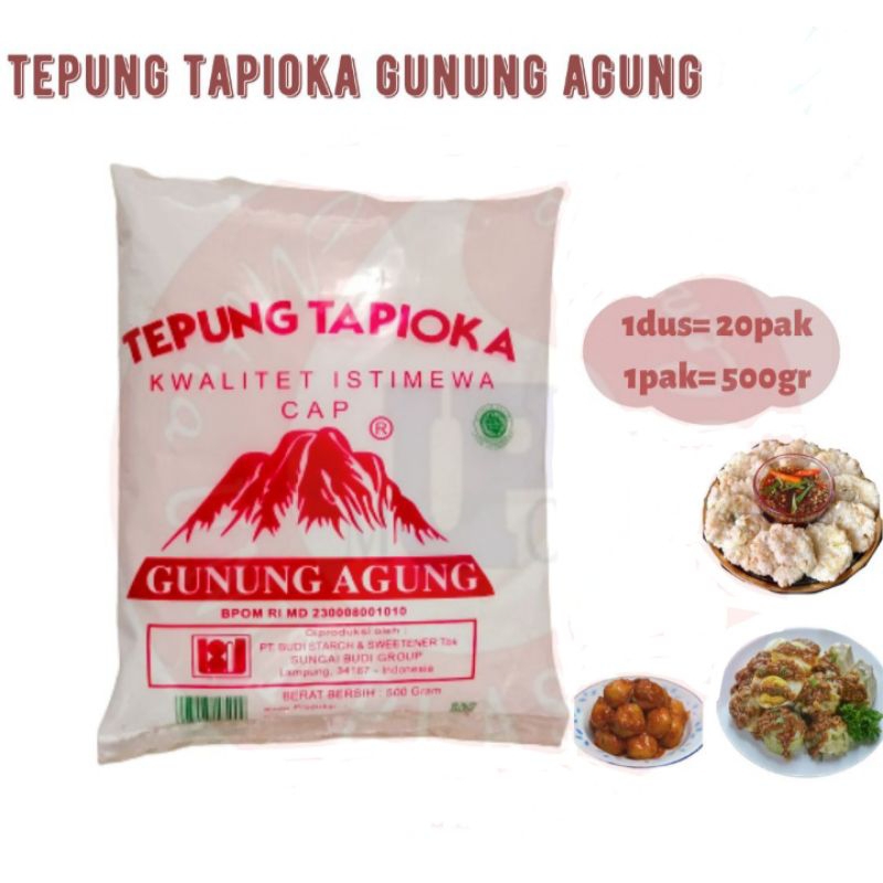 

Tapioka Cap Gunung Agung 500gr
