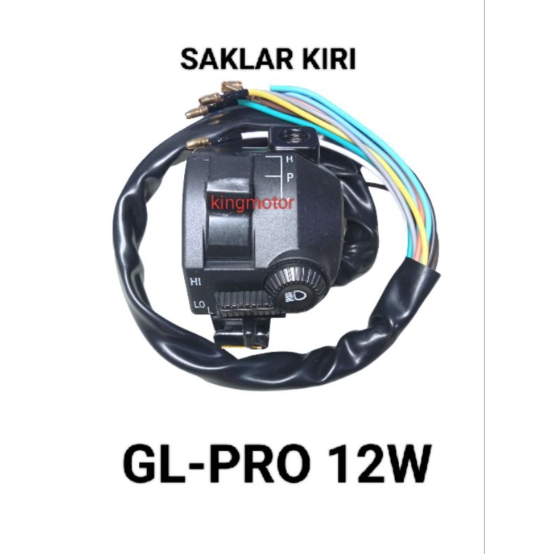 SAKLAR KIRI HOLDER LH HONDA GLPRO 12W GL PRO GLMAX KUALITAS SUPER