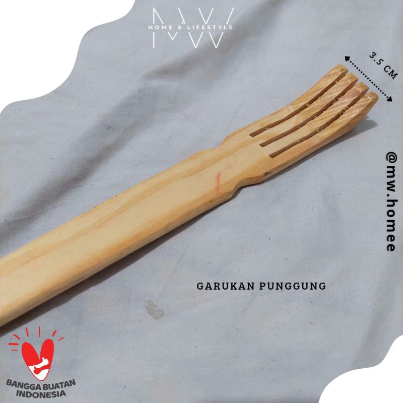Alat Garuk Punggung Bahan Kayu / Garukan Punggung / Penggaruk Kayu