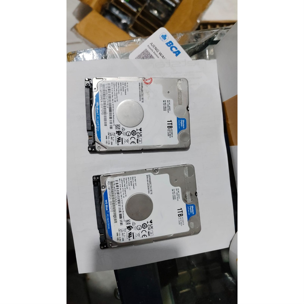 HARDISK 1TB WD BLUE SATA 2.5 BARU HDD 1TB LAPTOP NOTEBOOK