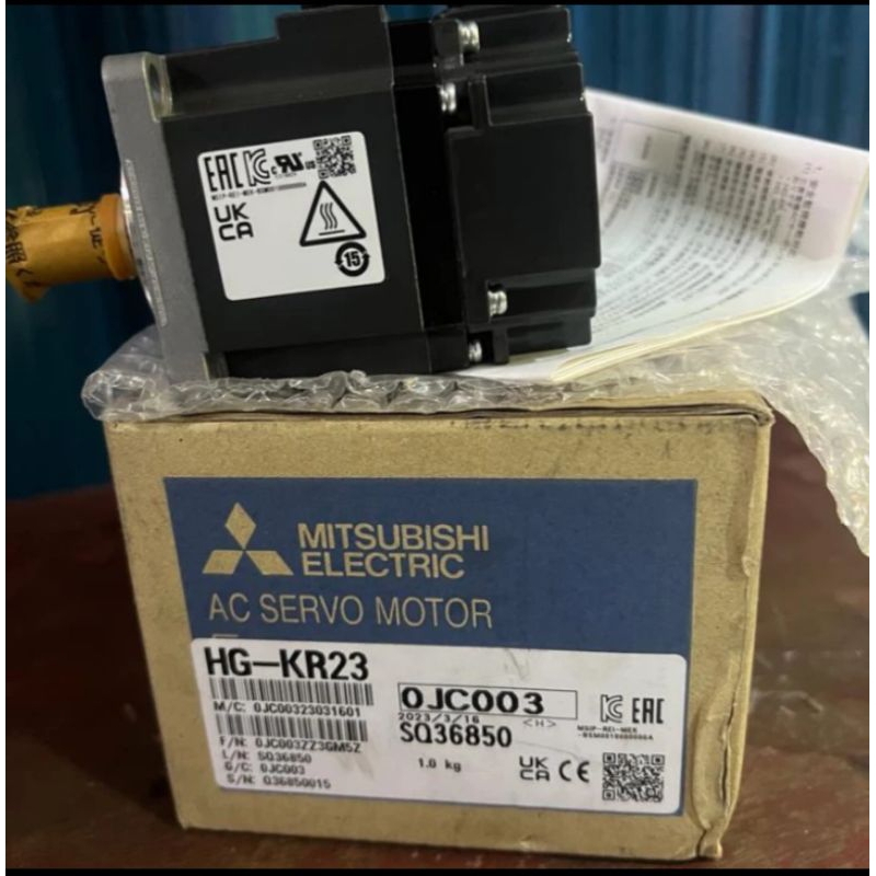 MITSUBISHI AC SERVO MOTOR HG-KR23 ORIGINAL ASLI