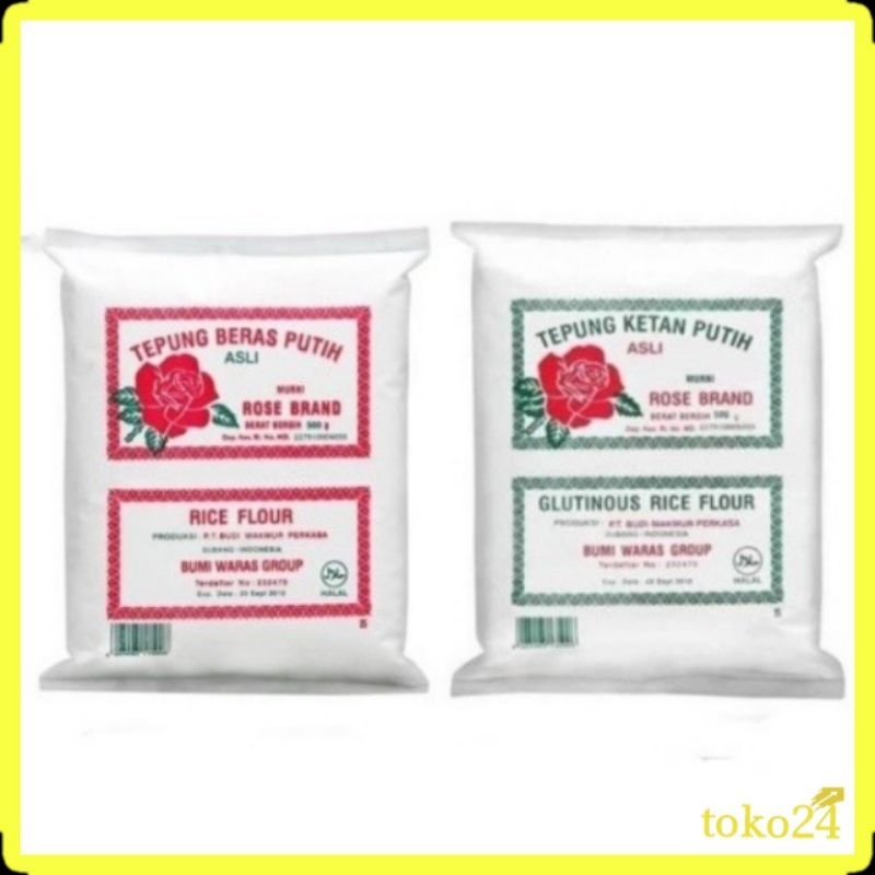 

Tepung Ketan & Beras Putih Rose Brand 500 gr 1 Dus isi 20