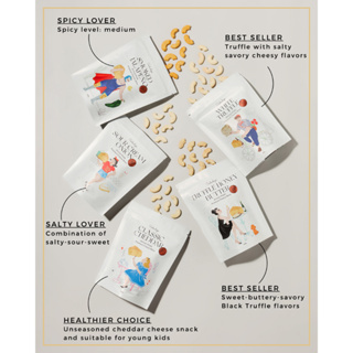 

RB White Truffle Cheese Bites 140g - healthy snack by Sodachips (no MSG)