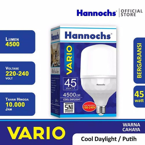 Hannochs Vario 45 Watt Bola Lampu LED Bulb 45W