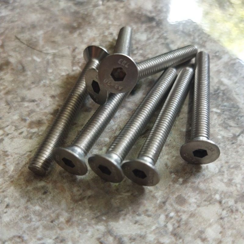 Baut L payung stenlis steinlis VLSS A2-70 m6x50mm