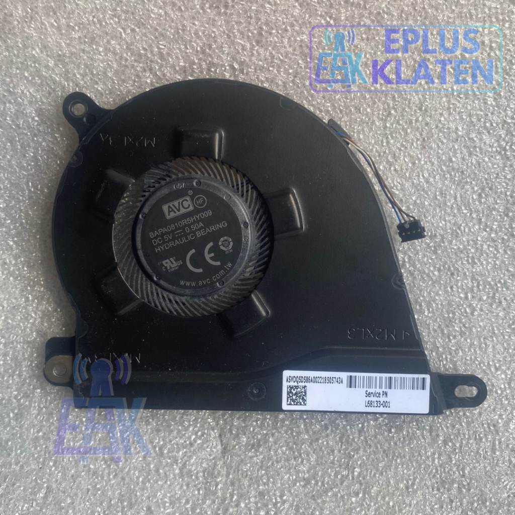 Kipas Fan Processor Laptop Notebook AVC BAPA0810R5HY009 for HP 15S-FQ2902NC - KL004