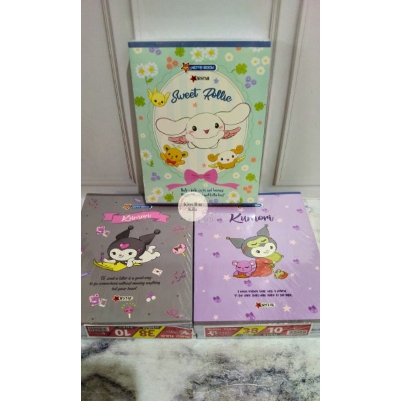 

Buku tulis murah newstar 38/10 bonus sampul