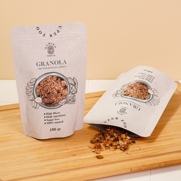 

Granola Crunch Banana Choco 150 gr Ramirofood || Sarapan Simple dan Praktis