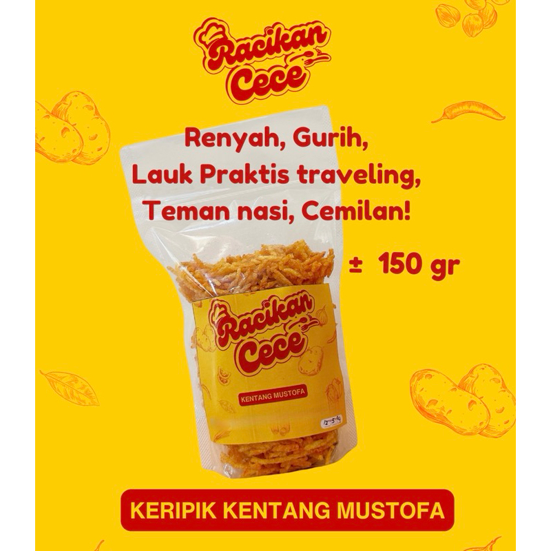 

KERIPIK KENTANG MUSTOFA 150 gr ENAK GURIH MURAH