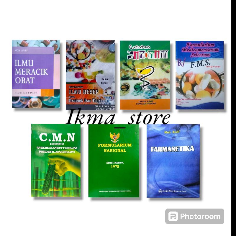 Paket Buku Keperawatan Dasar(FMS, FARMASETIKA, IMO, ILMU RESEP, SINONIM, FORNAS, CMN)