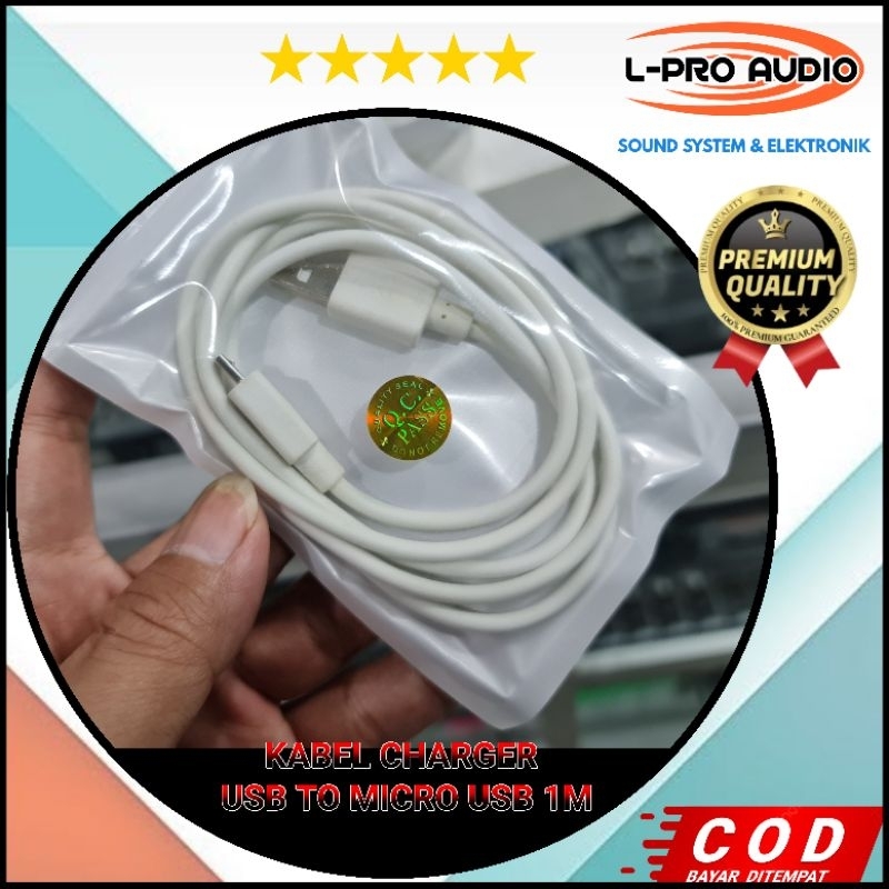 Kabel charger USB to micro USB kabel cas panjang 2m