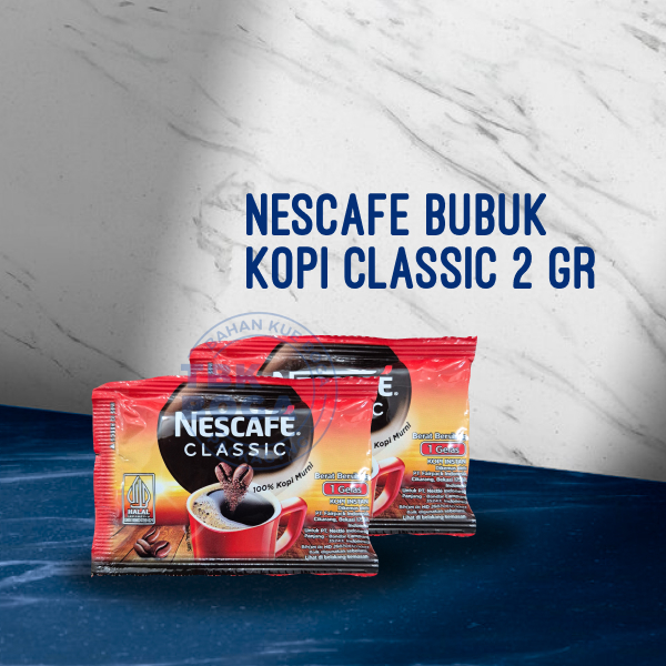 

Nescafe Classic ( 2 Gr / 10 pcs ) Kopi Bubuk Sachet Coffee Instant