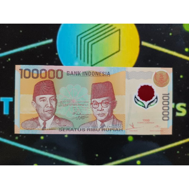 100000 Polymer Soekarno 1999