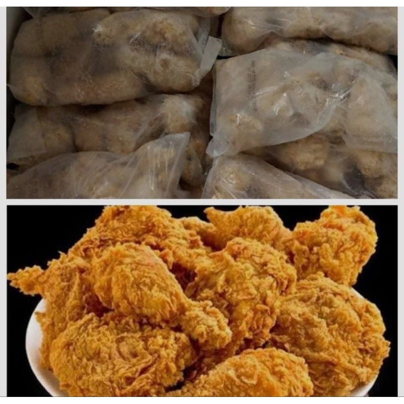 

Ayam Goreng Tepung Frozen Crispy / Ayam Tepung Kentucky Serbaguna / Ayam Tepung Siap Goreng Beku / Ayam Potong Tepung 1Kg