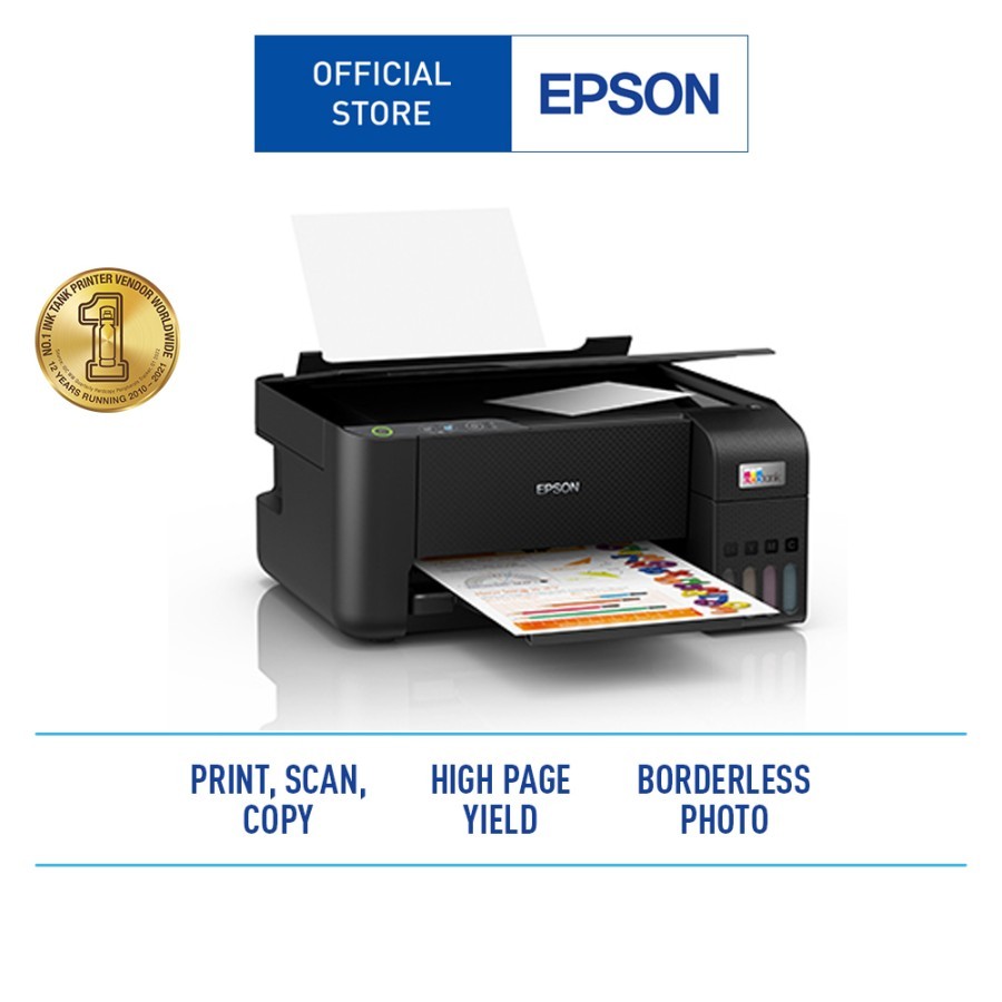 Printer Epson L3210 Print Scan Copy Multifungsi