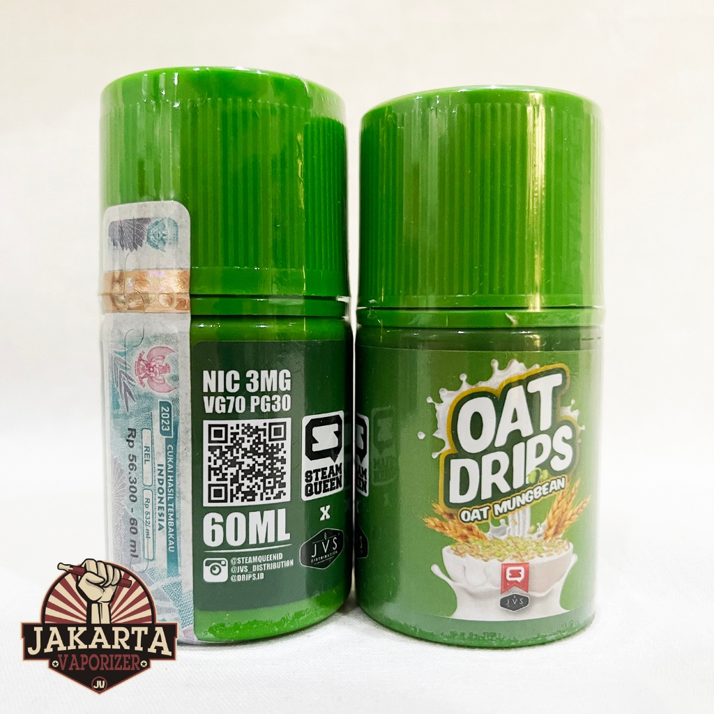 Liquid Vape Salt Nicotine 60ml Rasa Mung Bean 3mg 6mg dengan Sensasi Dingin