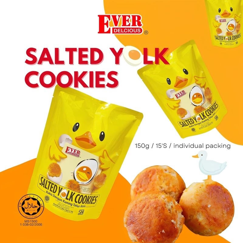 

ever salted yolk cookies