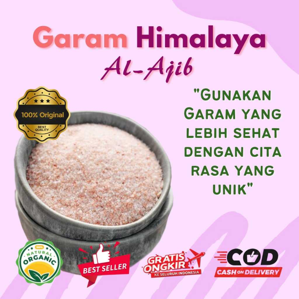 

GARAM HIMALAYA 1KG - MENCEGAH ANEMIA DENGAN ALAMI
