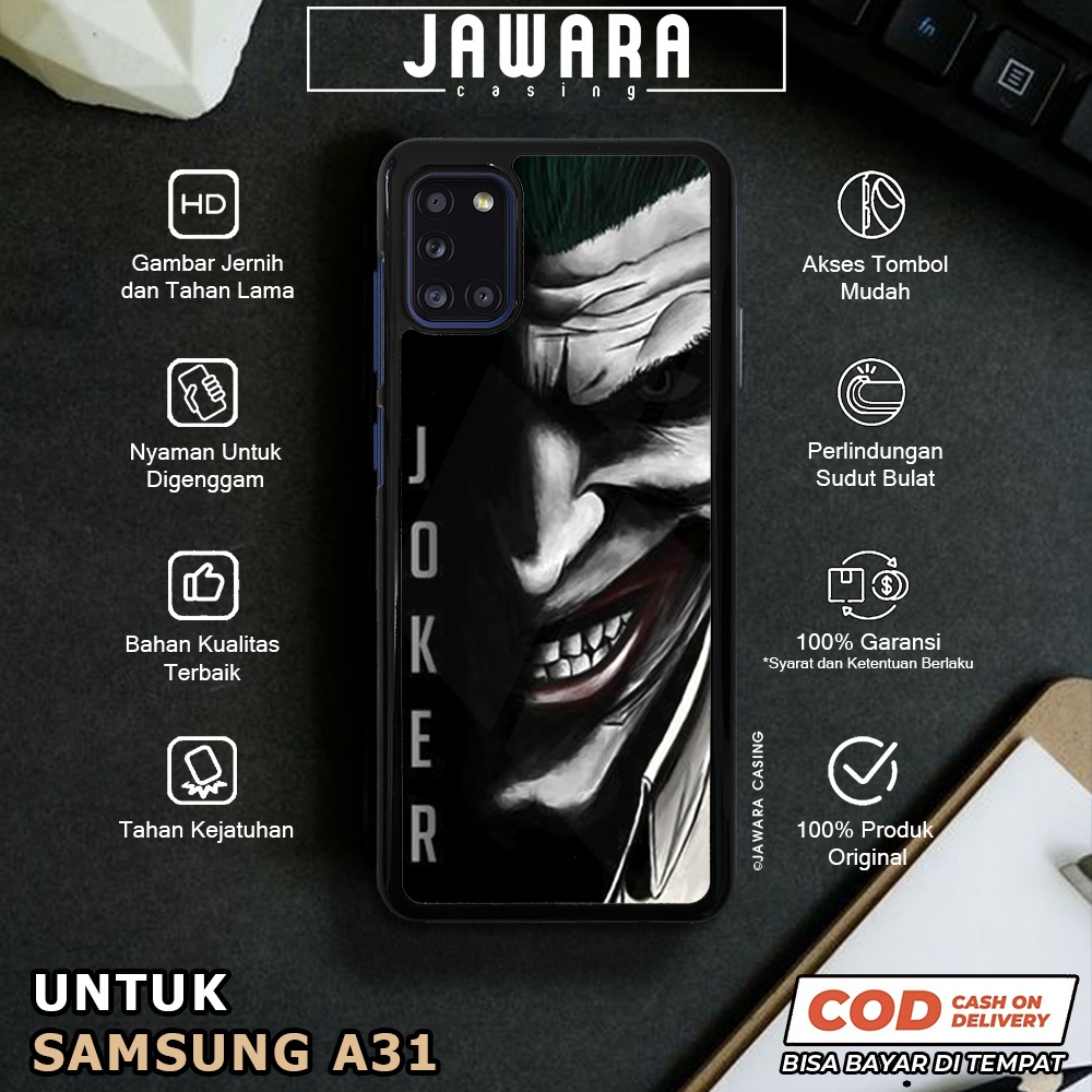 Case Samsung A31 Casing Samsung A31 [JKER] Premium Glossy Case Hp Samsung Jawara Casing Hp Samsung A