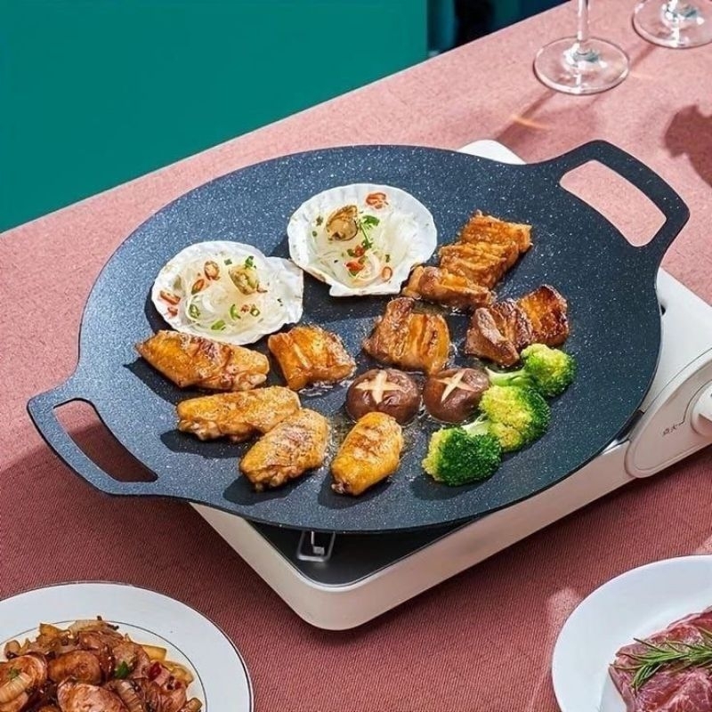 Alat Panggang multiguna grill pan/ wajan konduksi 34cm