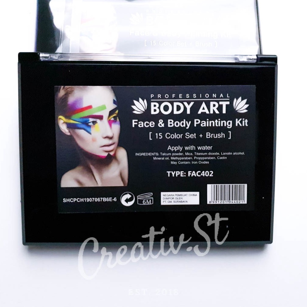 

Vtec Cat Face Body Painting 15 Warna FAC42 Cat Muka Cat Wajah ART N2R5