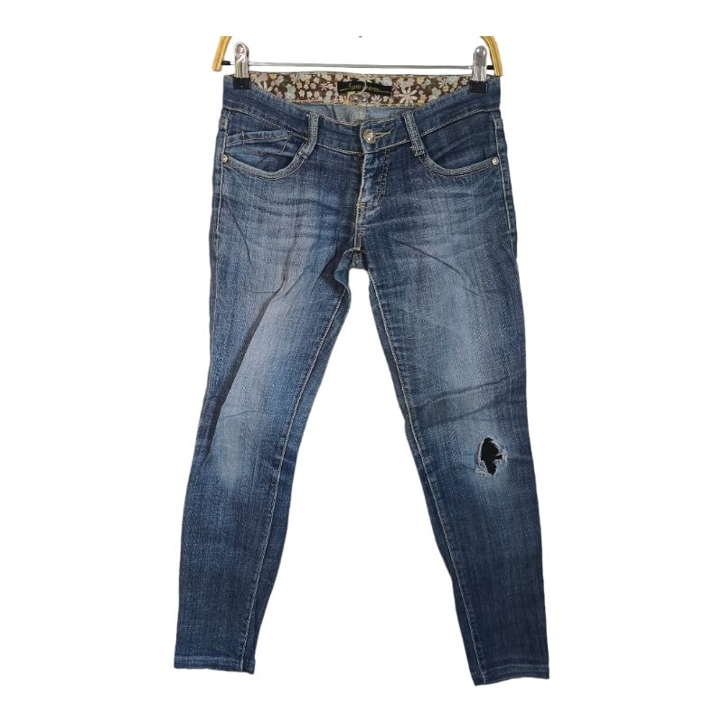ripped 5 pm jeans women's size 26 (minus)