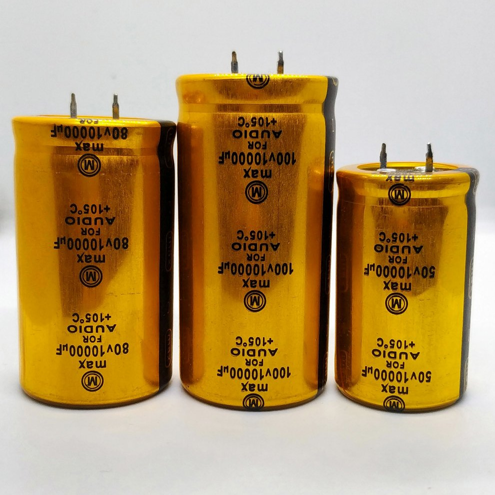 ELCO 10000uf 50 80 100 V MAX GOLD FOR AUDIO ORIGINAL ISI FULL