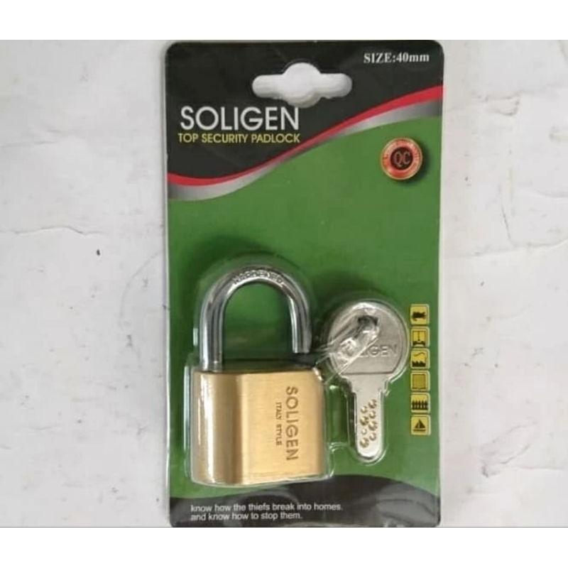 GEMBOK PER 40MM SOLIGEN GEMBOK PER LEHER PENDEK