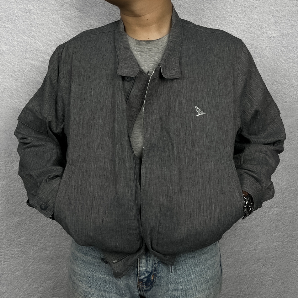 Jaket Casual Vintage Harrington Tracktop - Troy Bross