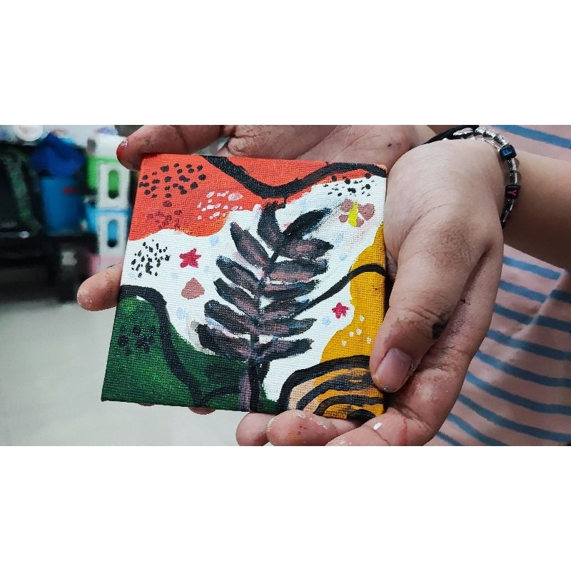 

gambar anak canvas otodidak
