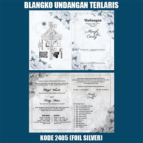 BLANGKO UNDANGAN KOSONGAN KODE 2405|BLANGKO UNDANGAN NIKAH ERBA_MINIMAL PEMBELIAN 100 LEMBAR