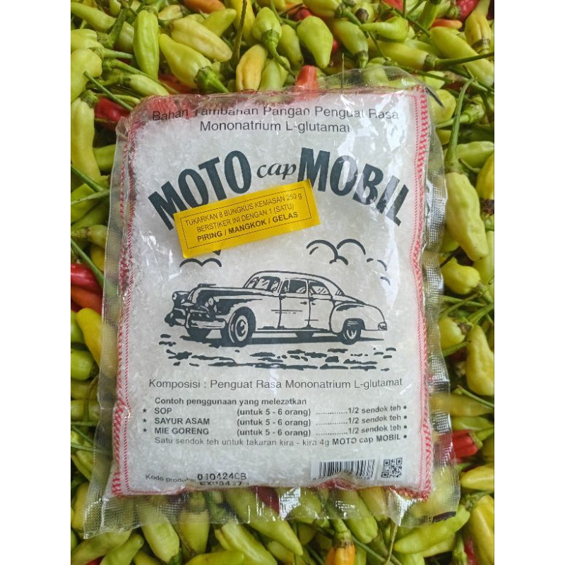 

Moto/Micin Cap Mobilku 250 gram //penguat rasa