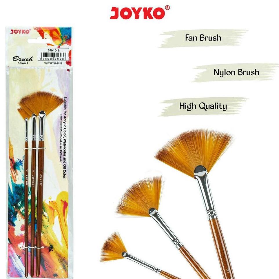 

KODE W34T Brush Kuas Cat Air Lukis Acrylic Joyko BR13