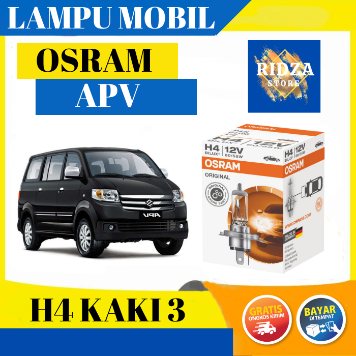 LAMPU DEPAN MOBIL SUZUKI APV ORIGINAL OSRAM H4