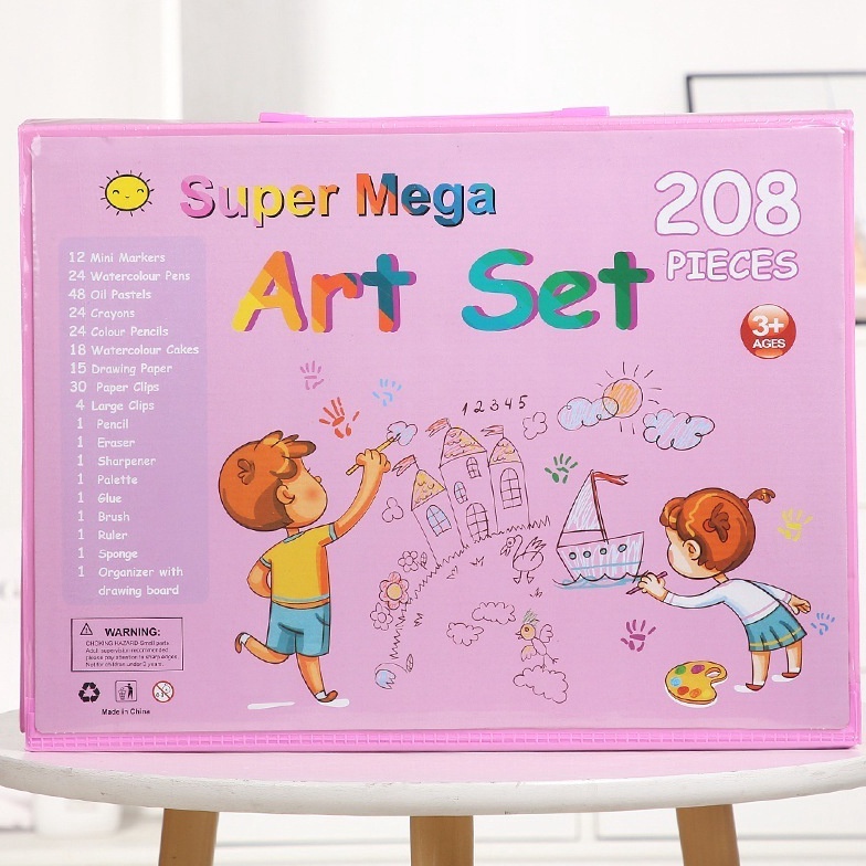 

Pensil Warna Anak Set Koper 28 Pcs Crayon Art Set Alat Mewarnai Dan Melukis Lengkap Oil Pastel Terbaik ART S2B6