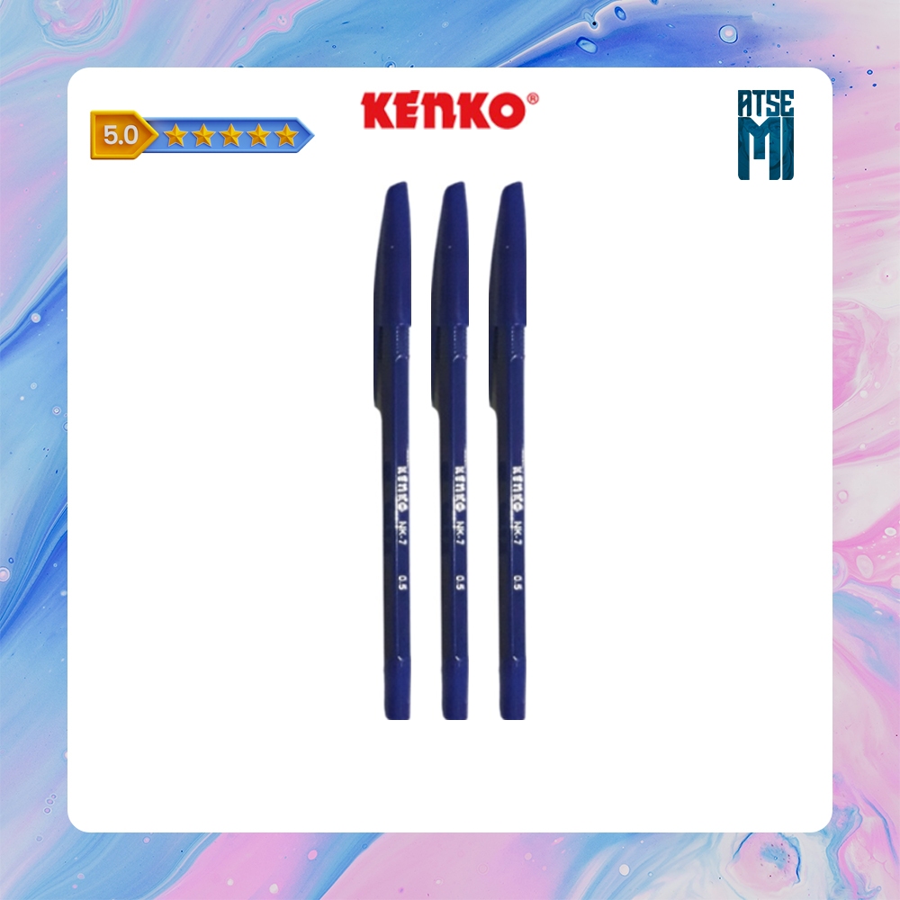 

[1 PCS] Ballpoint Kenko NK-7 Biru