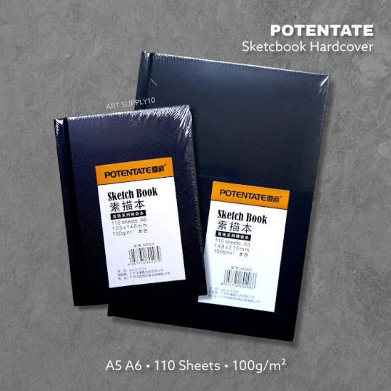 

A5 A6 POTENTATE SKETCHBOOK HARD COVER BUKU GAMBAR SKETSA ART X3A7