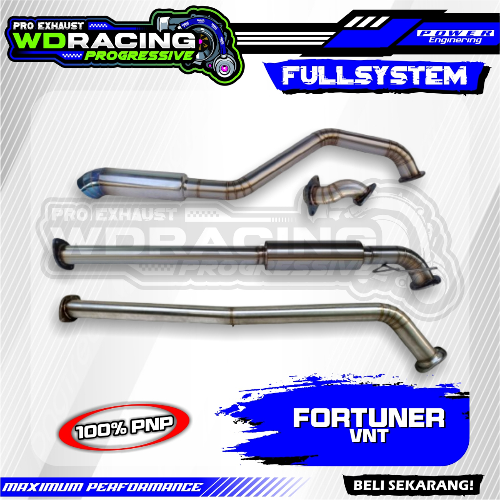 KNALPOT FULLSYSTEM FORTUNER VNT