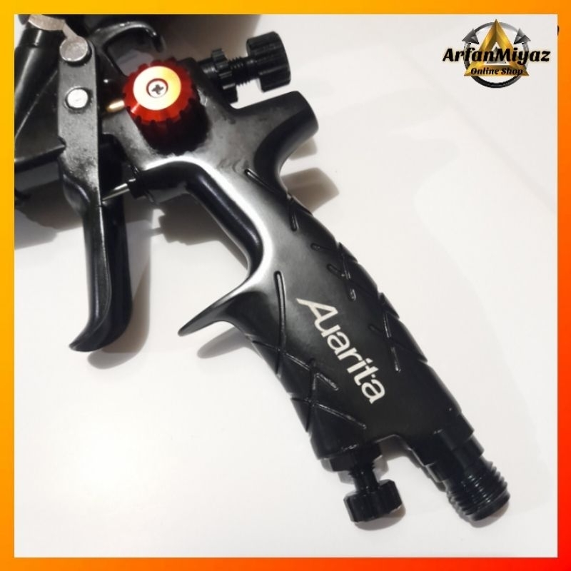 Spray Gun Auarita Mini Lion 2 Light Hvlp Nozzle 0,8mm/1,0mm Tabung 250ml Original