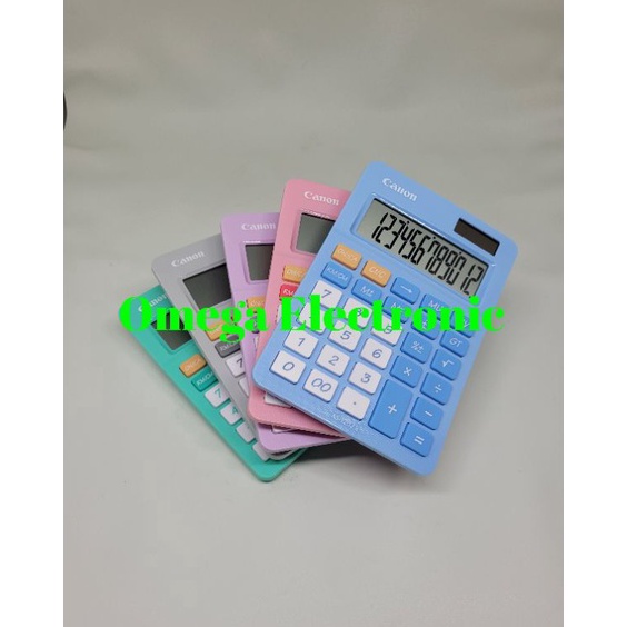 

Canon AS12V Calculator Desktop Kalkulator Meja Kantor Stylish Warna Warni Colorful AS 12V ART S3J5