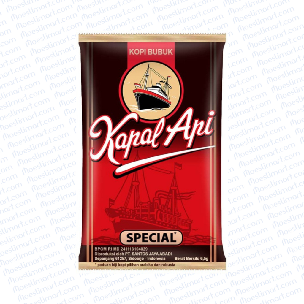 

Kapal Api Special Kopi Bubuk Tanpa Gula 6.5 g