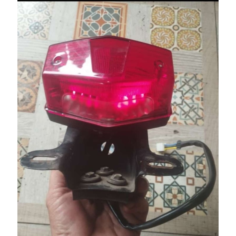 lampu belakang ori copotan RX king peredam