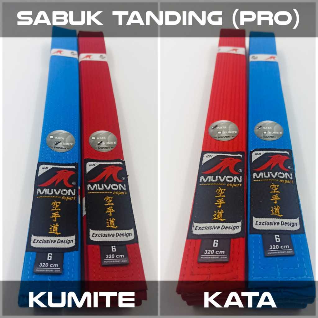 MUVON SABUK KARATE PERTANDINGAN ATLET KARATE PRO
