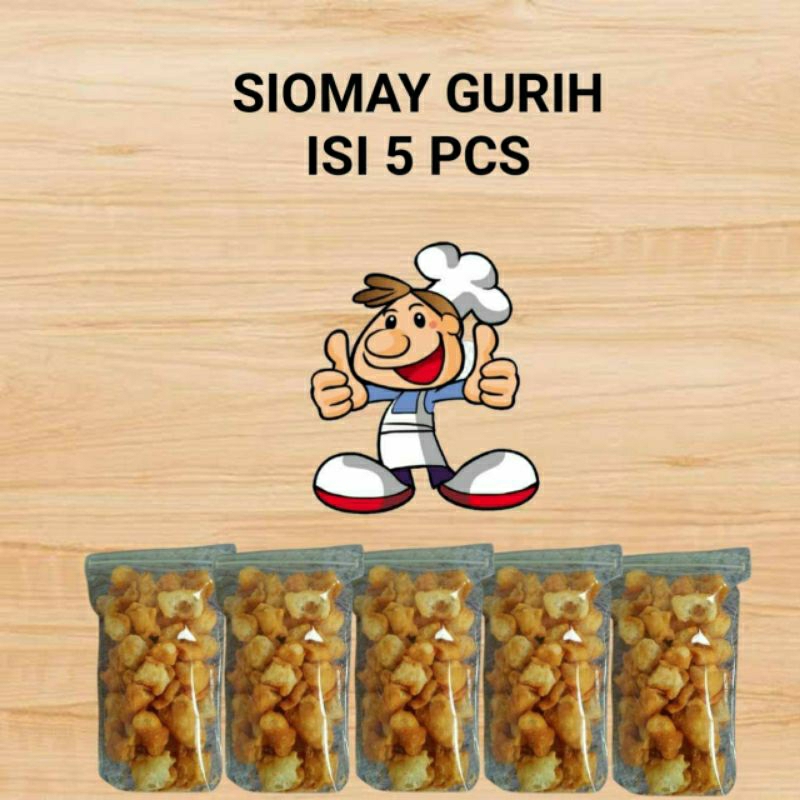 

siomay/siomay mini/siomay mini kering/paket siomay isi 5 pcs